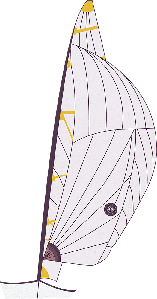 voilier premier plan